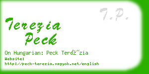 terezia peck business card